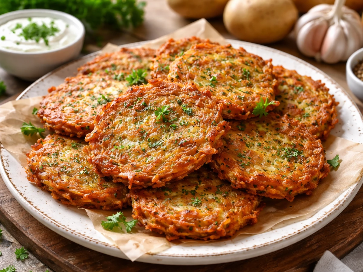 Bramboráky (Crispy Potato Pancakes)