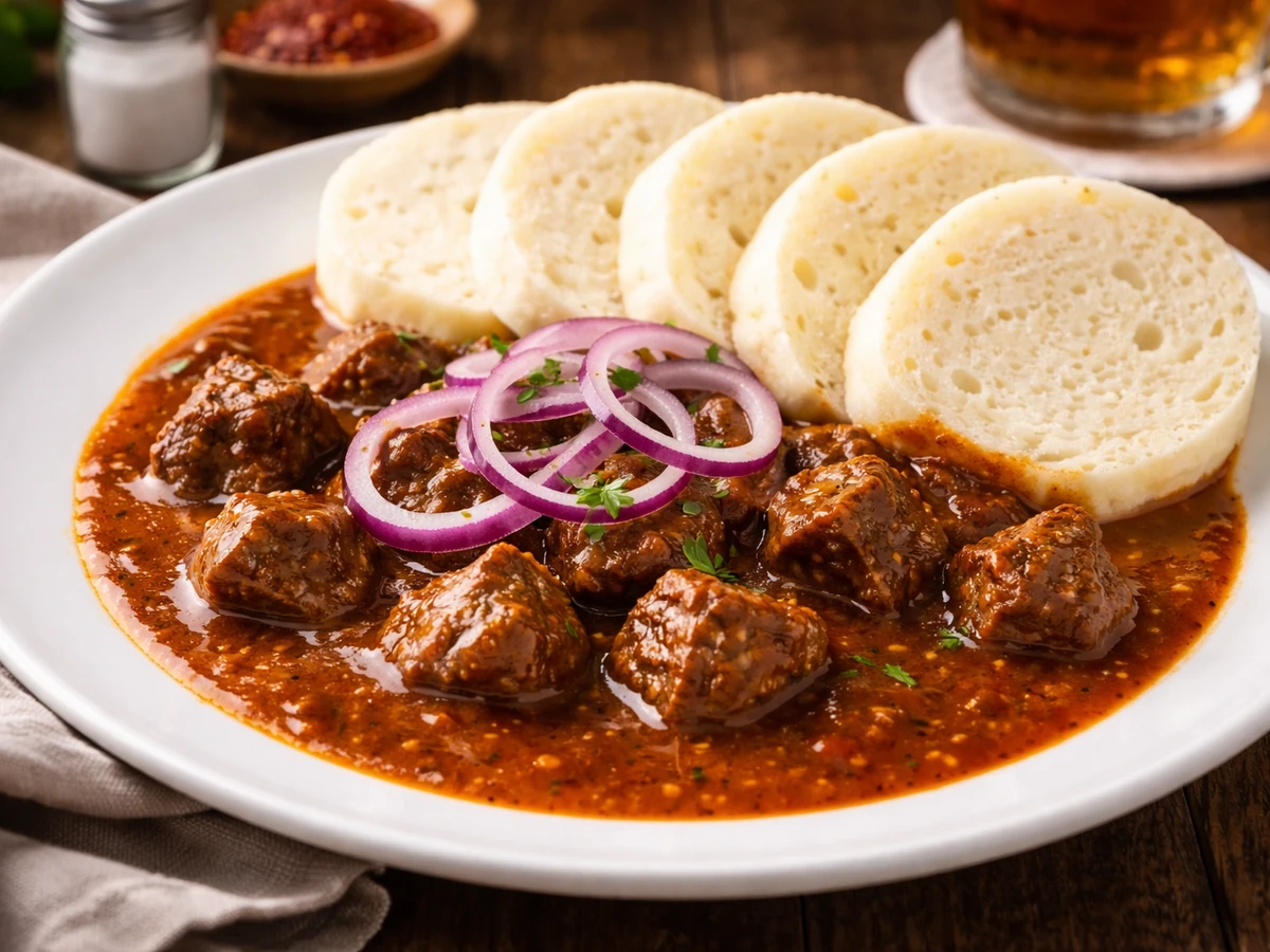 Hovězí guláš po česku (Czech Beef Goulash)