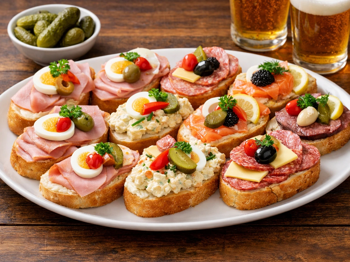 Chlebíčky (Open-Faced Sandwiches)