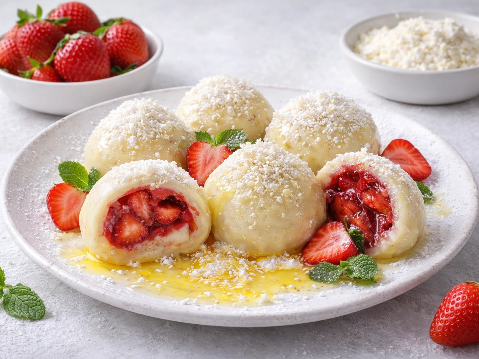 Ovocné knedlíky (Fruit Dumplings)